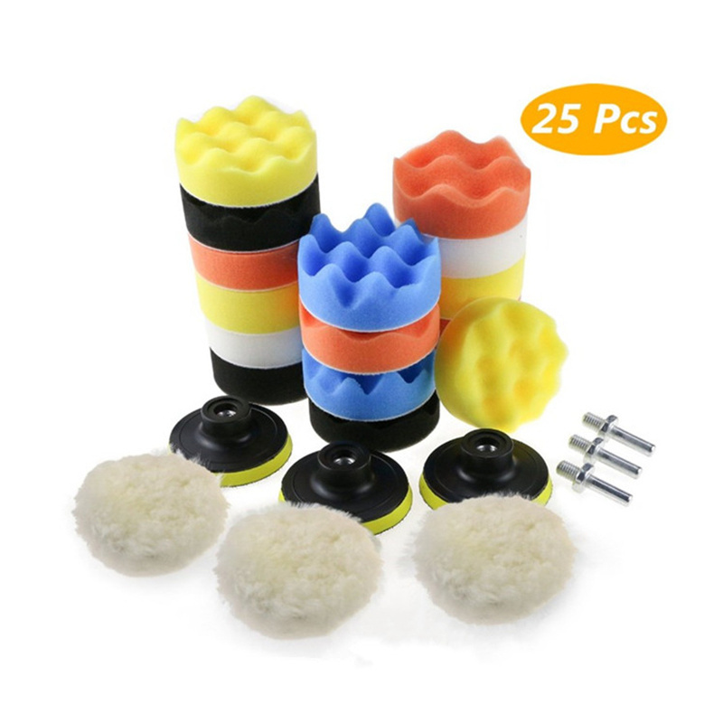 Ensemble de polissage TM 25 pièces avec modèle de 3 pouces, modèle 5