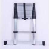 Échelle télescopique professionnelle TM - Aluminium - Longueur maximale déployée de 4,10 m, Soft Close