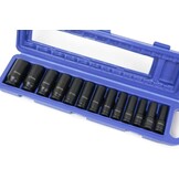 Ensemble de 13 douilles longues métriques de 1/2 pouce de TM