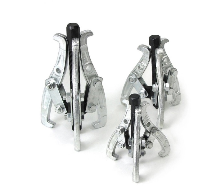 Ensemble de trois extracteurs de poulie TM, de 75 à 150 mm de longueur