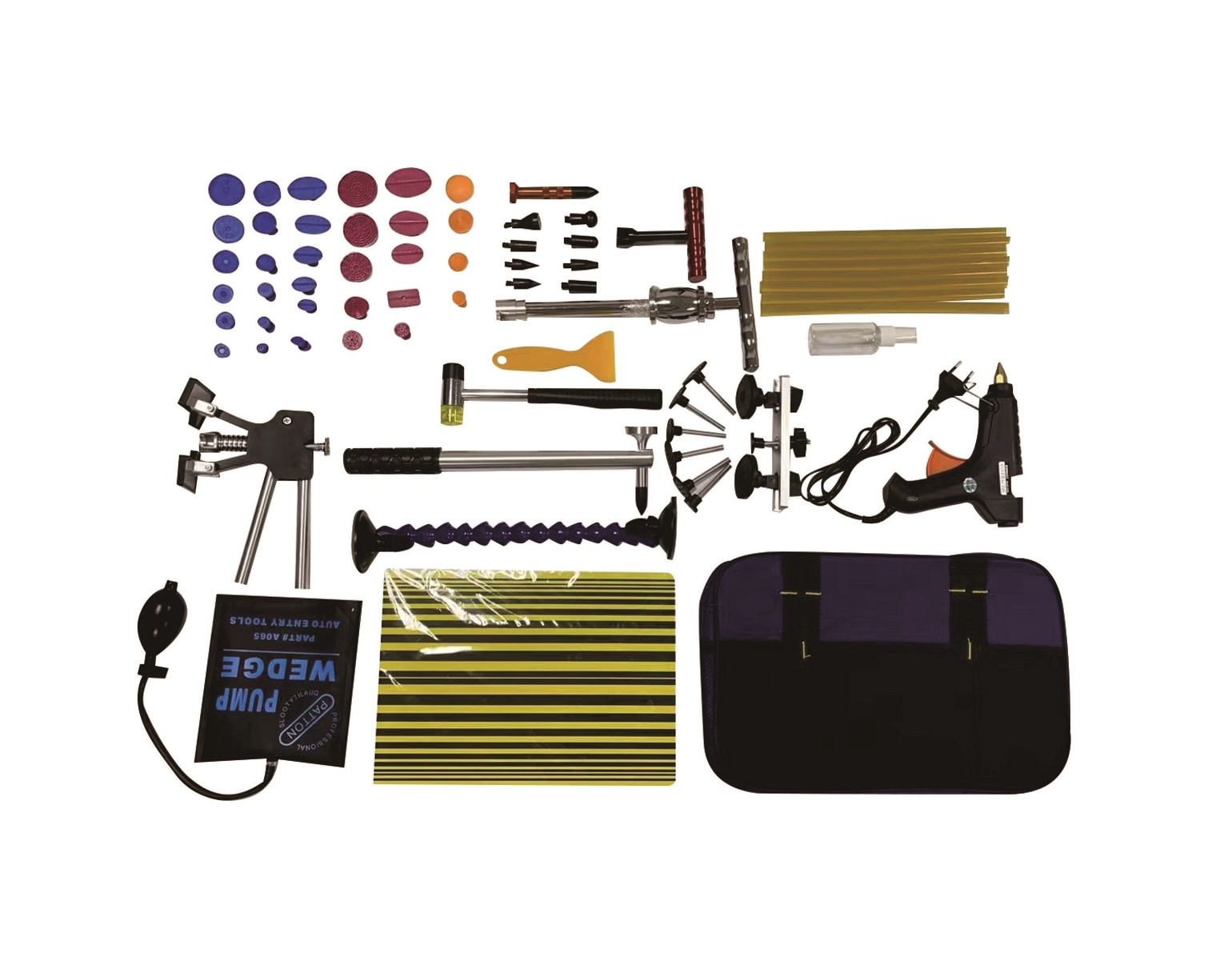 est un ensemble professionnel de 52 pièces pour redresser les bosses sans peinture