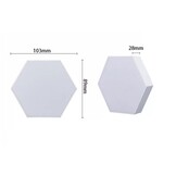 TM Éclairage mural tactile en forme d'hexagone - Éclairage intérieur - Éclairage mural créatif - Lot de 6