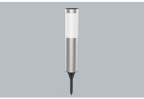 TM Lampe Extérieure sur Pied LED - Luminaire Solaire IP44 Argent