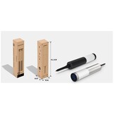 TM Lampe Extérieure sur Pied LED - Luminaire Solaire IP44 Argent