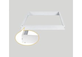 Cadre de Montage en Saillie pour Panneau LED TM 120 x 60 Blanc
