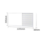 TM Éclairage LED Panneau LED 120 x 60 Lumens Standard 4000K Blanc Brillant 60W