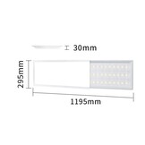 TM Éclairage LED Panneau LED 120 x 30 Lumens Standard 4000K Blanc Brillant 40W