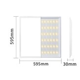 TM Éclairage LED Panneau LED 62 x 62 Lumens Standard 4000K Blanc Brillant 40W