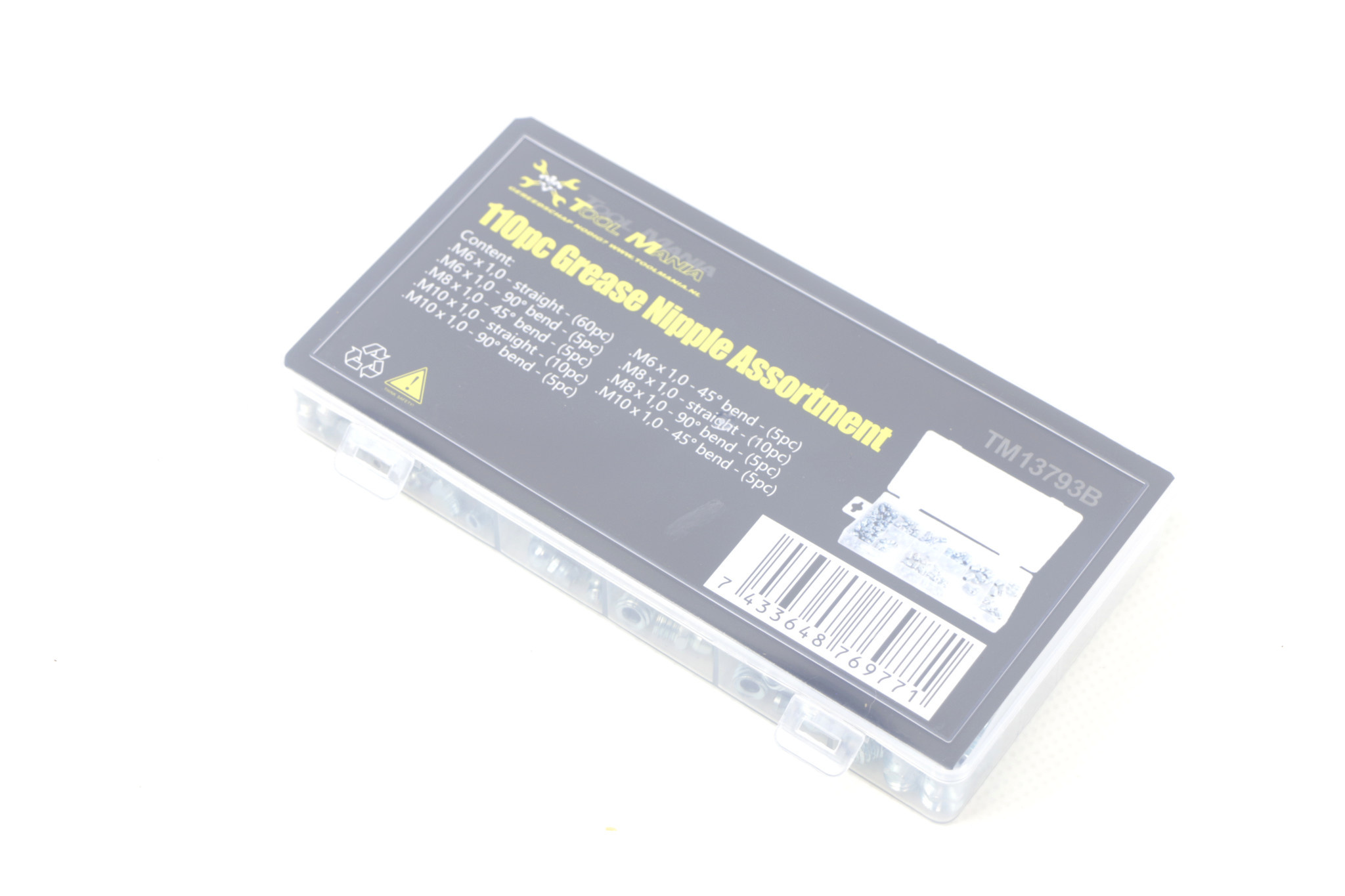 Assortiment de 110 embouts de graissage TM