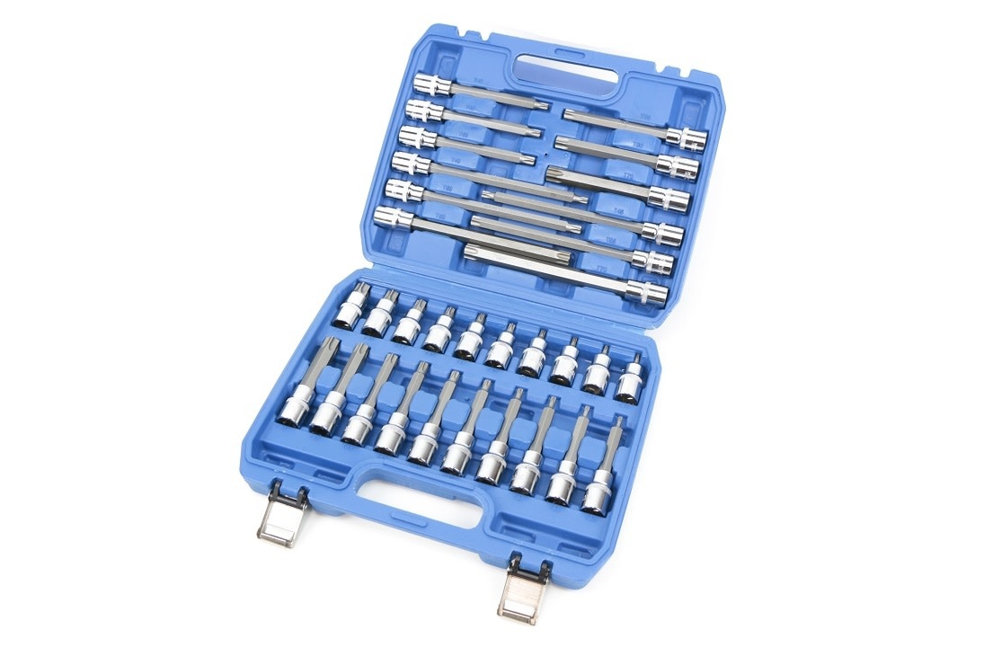 Ensemble de douilles Torx 1/2" TM Profi 32 pièces