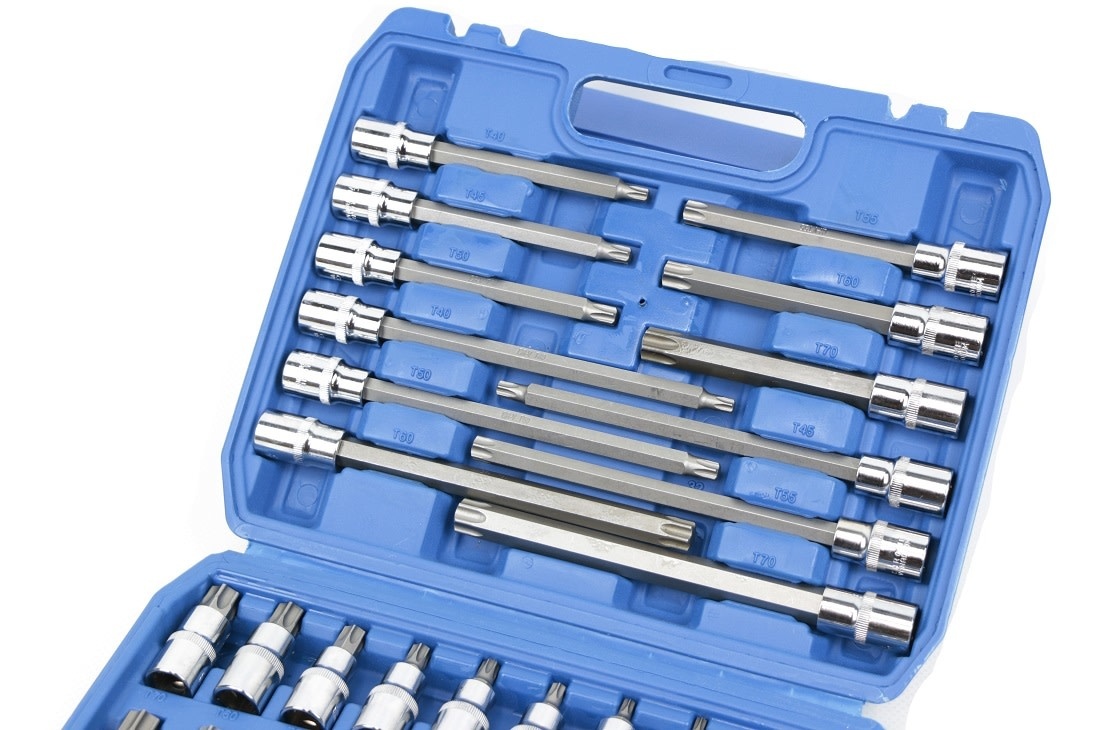 Ensemble de douilles Torx 1/2" TM Profi 32 pièces