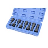 Jeu de 8 douilles à chocs Torx longues TM avec prise 1/2"