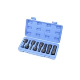 Ensemble de 8 Douilles Longues Hexagonales avec Emmanchement de 1/2 pouce de la marque TM