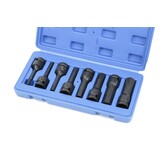 Ensemble de 8 Douilles Longues Hexagonales avec Emmanchement de 1/2 pouce de la marque TM