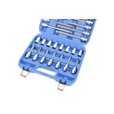 TM Profi 26 pièces 1/2" Spline - Ensemble de douilles multi-dents