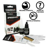 Visbella Speedy-fix est une colle à deux composants, également connue sous le nom de colle cyanoacrylate, qui sèche en quelques secondes.