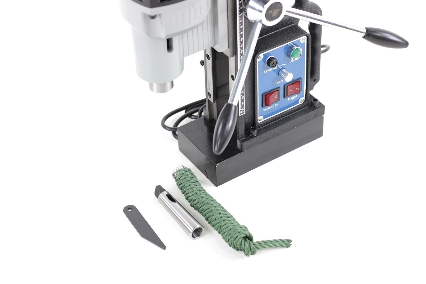 Perceuse magnétique TM avec adaptation MT2 et MT3 et contrôle de vitesse variable, 230V