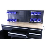 Établi TM de 158 cm avec 10 tiroirs, une porte et une paroi arrière