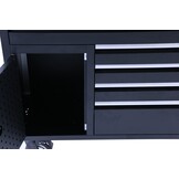 Établi TM de 158 cm avec 10 tiroirs, une porte et une paroi arrière