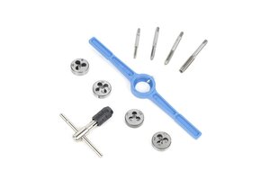 TM Ensemble de 10 tarauds et filières métriques M4 - M8