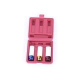 TM Ensemble de 3 douilles longues à haute résistance avec manchons de protection en plastique