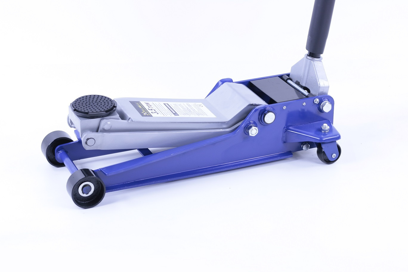 Cric de voiture extra bas, cric de garage, double vérin de 3,5 tonnes