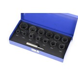 TM 14 Pièces Ensemble de Douilles à Choc et Extracteurs d'Écrous