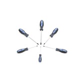 TM Jeu de tournevis à tête hexagonale à tête sphérique.