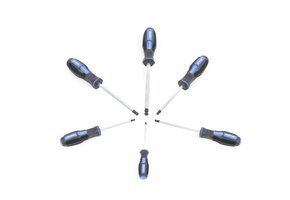 TM Jeu de tournevis à tête hexagonale à tête sphérique.