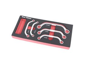 TM Jeu de 5 Clés de Démarrage avec Insert en Mousse Aspect Carbone