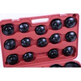 Ensemble de démontage de filtres à huile TM 30 pièces - Ensemble de capuchons de filtre à huile