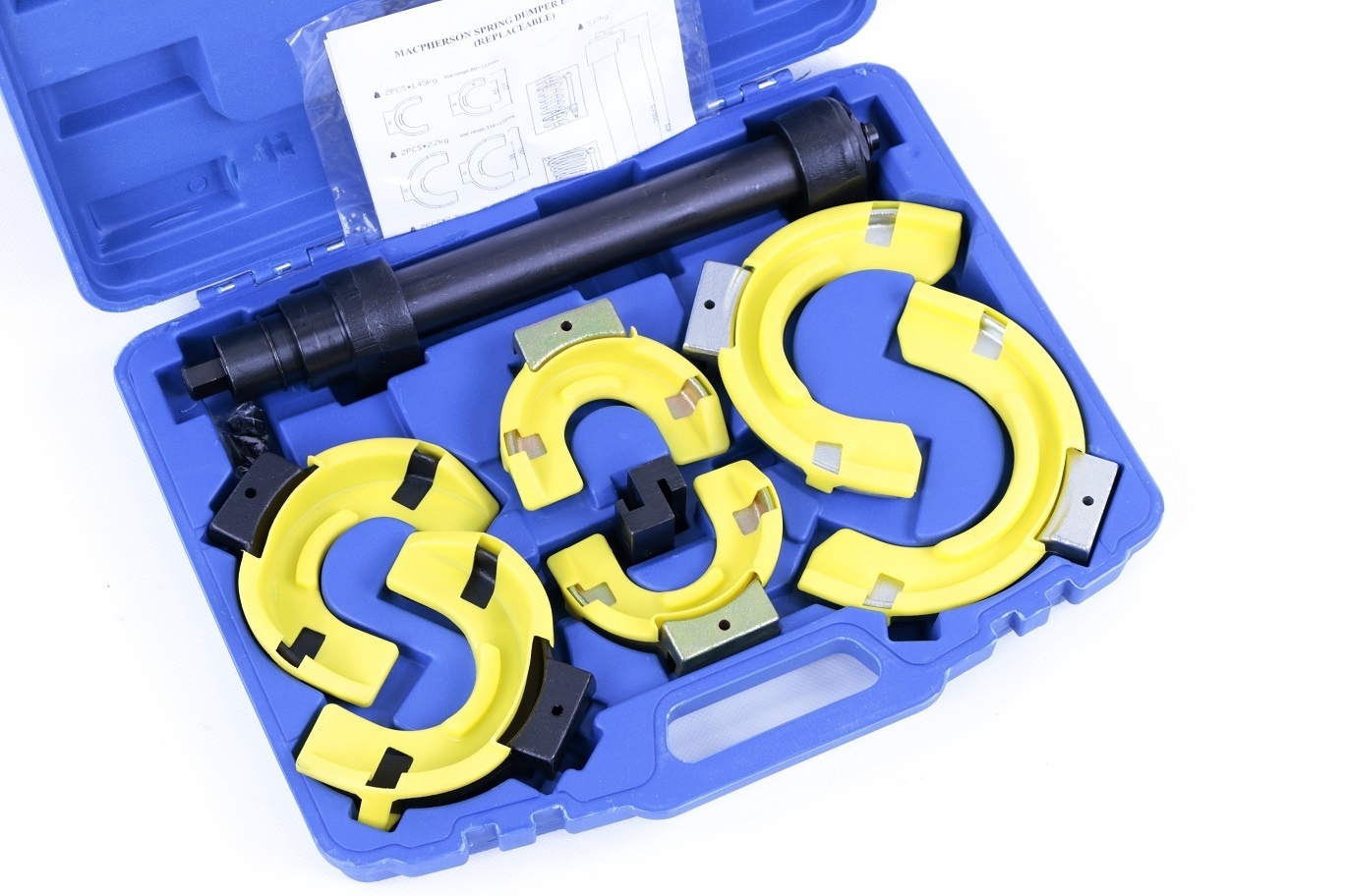 TM Set de tendeurs de ressort professionnel, 80 - 265 mm, 1050 kg