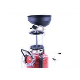 Système de collecte d'huile / Aspirateur d'huile TM avec bac en acier ROUGE.