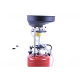 Système de collecte d'huile / Aspirateur d'huile TM avec bac en acier ROUGE.