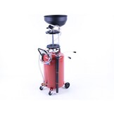 Système de collecte d'huile / Aspirateur d'huile TM avec bac en acier ROUGE.