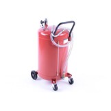 Système de récupération d'huile TM avec bac en acier ROUGE.