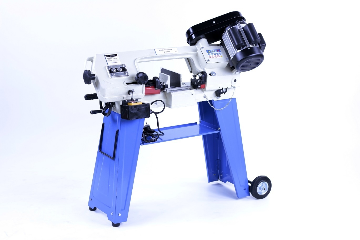 Scie à ruban pour métaux TM 125 - Machine à scier à ruban horizontale et verticale