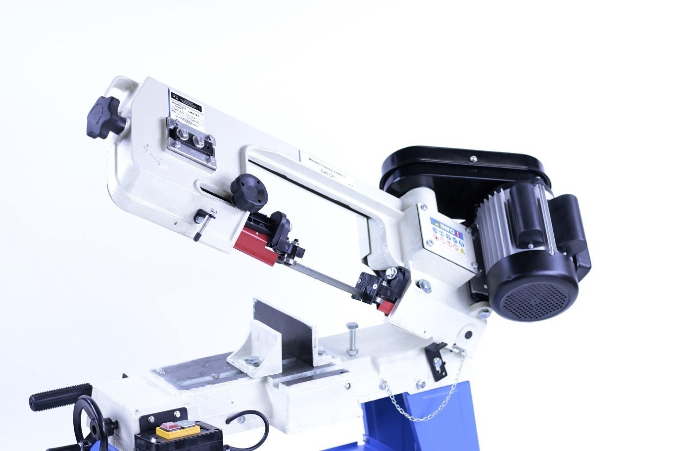 Scie à ruban pour métaux TM 125 - Machine à scier à ruban horizontale et verticale