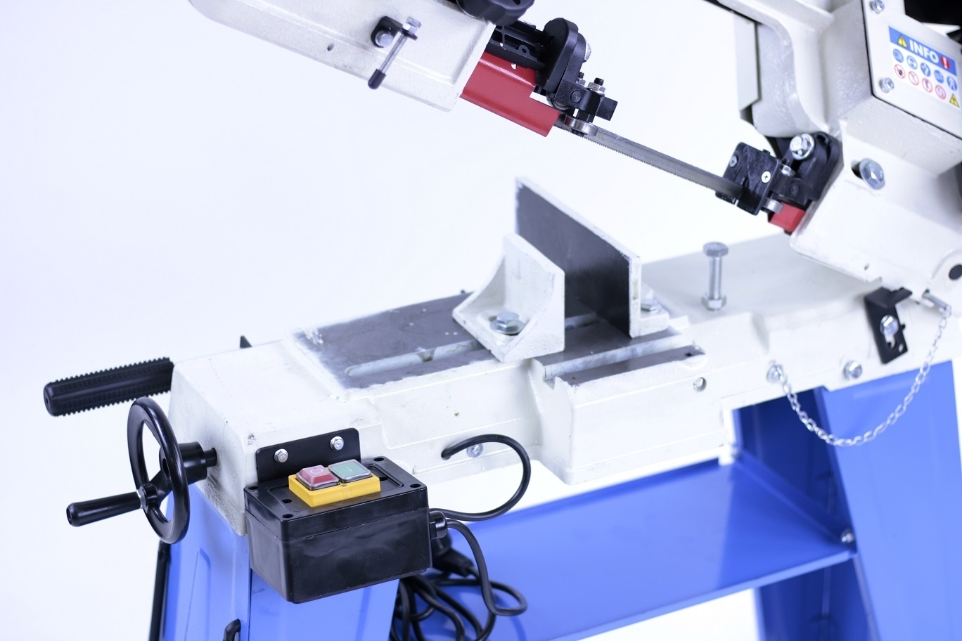 Scie à ruban pour métaux TM 125 - Machine à scier à ruban horizontale et verticale