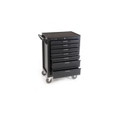 TM Profi 283 Pièces Chariot à Outils Rempli Noir