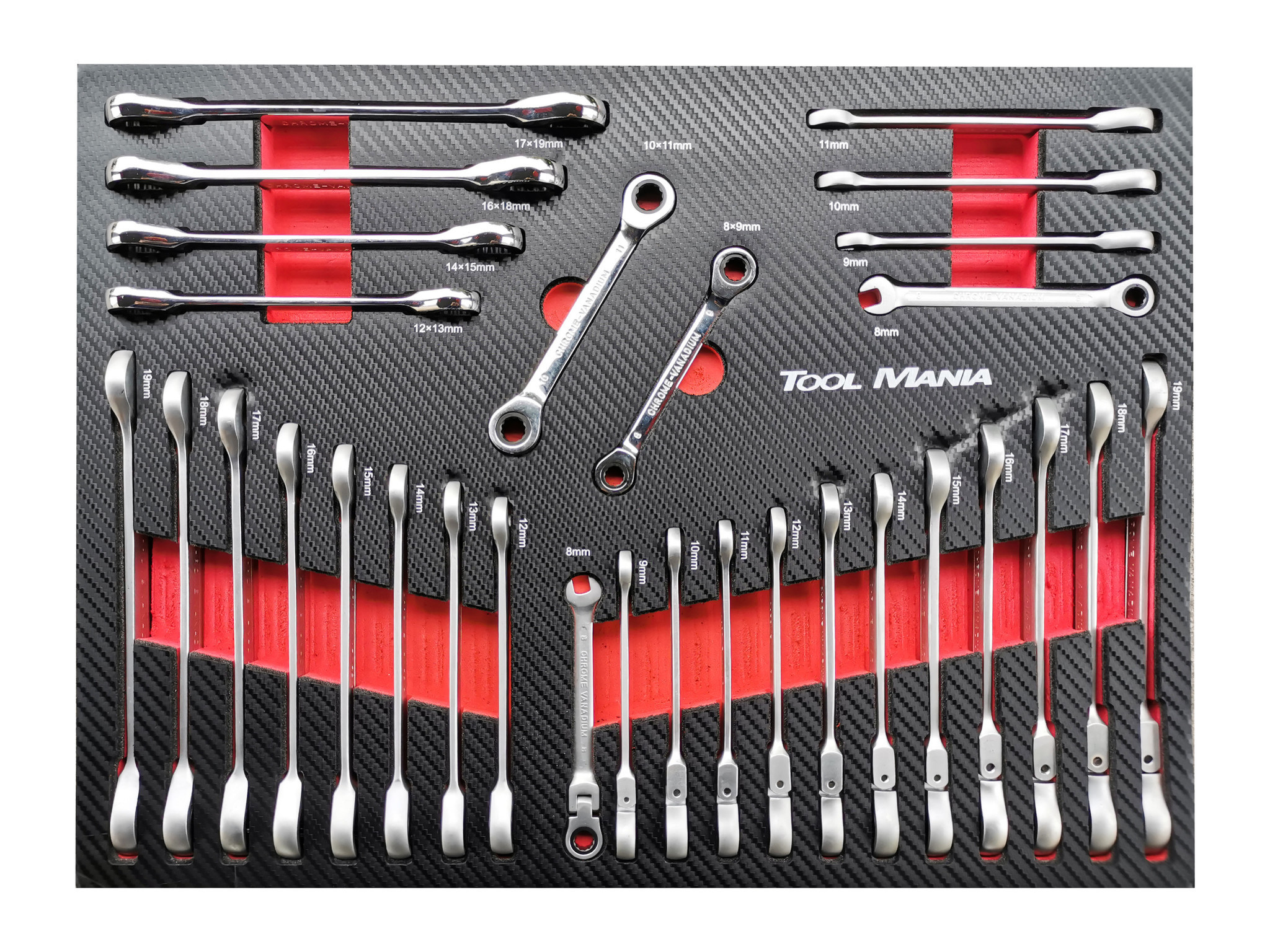 TM Profi 283 Pièces Chariot à Outils Rempli Noir