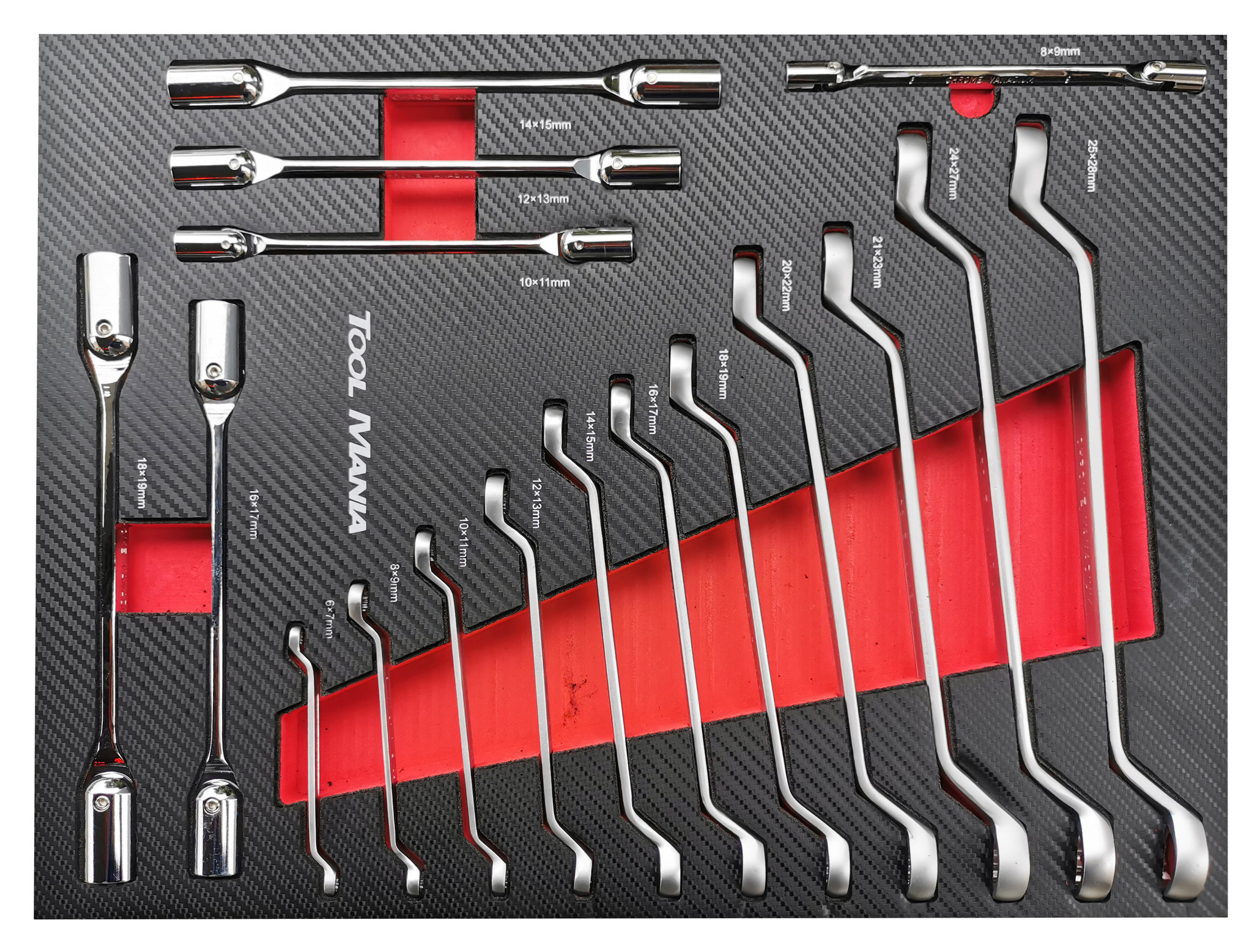 TM Profi 283 Pièces Chariot à Outils Rempli Noir