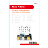 Ensemble de 730 clips de garniture mélangés TM