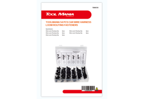 Ensemble de 54 clips de garniture pour faisceau de câblage TM