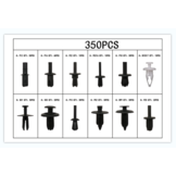 Ensemble de 350 clips de garniture pour BMW, BENZ, MAZDA, VW TM
