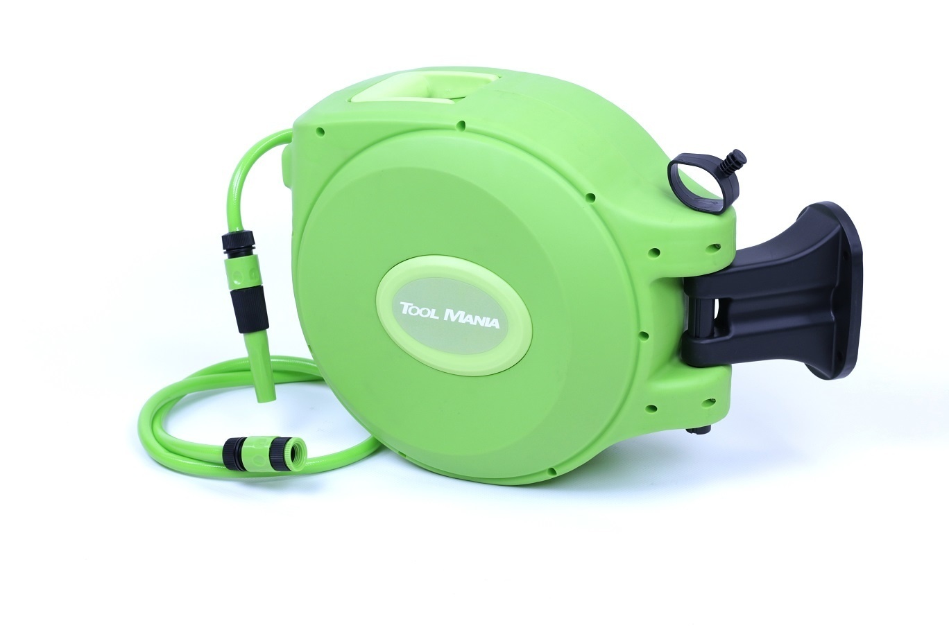 "Enrouleur de tuyau de jardin TM de 30 mètres, boîte de rangement murale pour tuyau, enrouleur d'eau