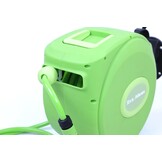 "Enrouleur de tuyau de jardin TM de 30 mètres, boîte de rangement murale pour tuyau, enrouleur d'eau