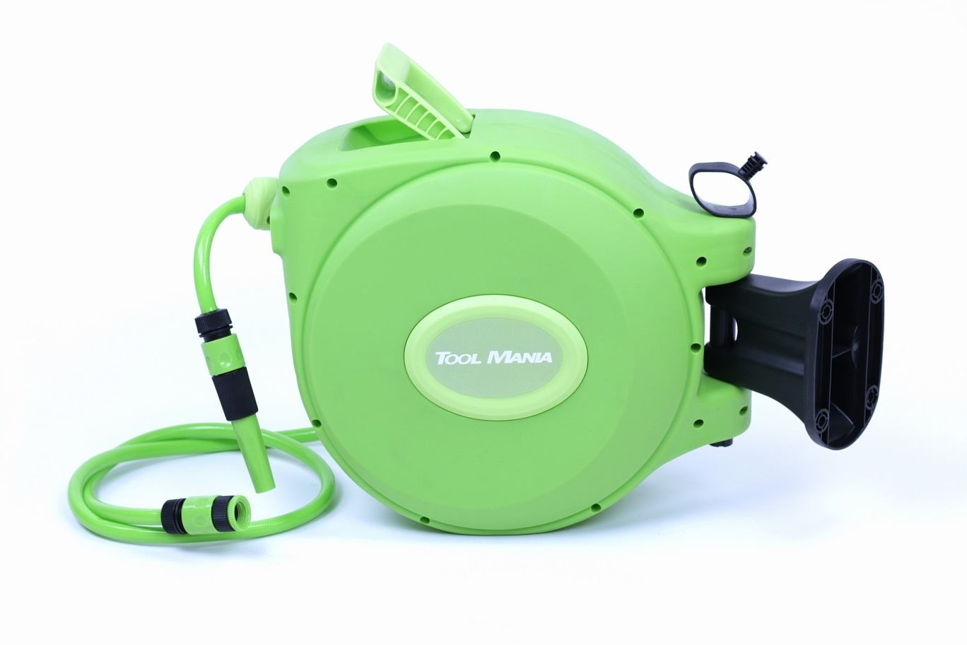Enrouleur de tuyau de jardin TM de 15 mètres, boîte de rangement murale pour tuyau, enrouleur d'eau