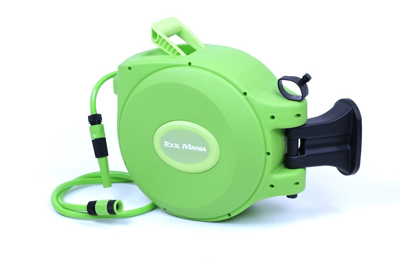 Enrouleur de tuyau de jardin TM de 15 mètres, boîte de rangement murale pour tuyau, enrouleur d'eau