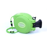 Enrouleur de tuyau de jardin TM de 15 mètres, boîte de rangement murale pour tuyau, enrouleur d'eau